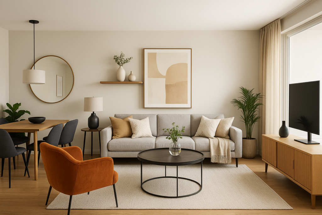 تحويل صالة ومجلس إلى مساحة ديكور عصرية وجذابة