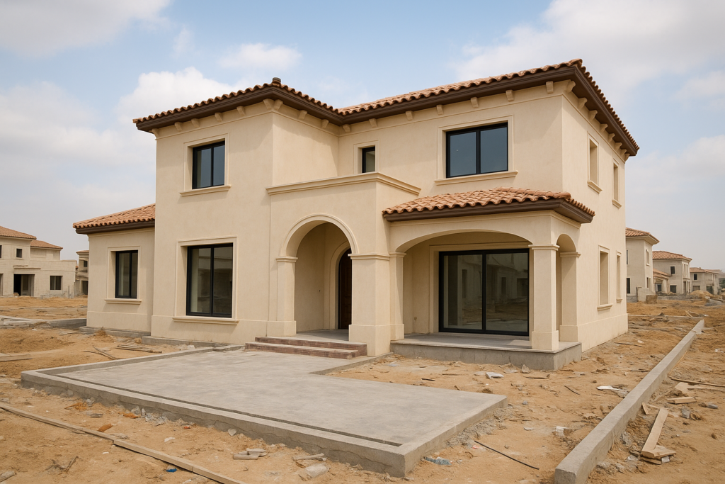مشروع تشطيب فيلا بمساحة ٤٥٠ متر مربع