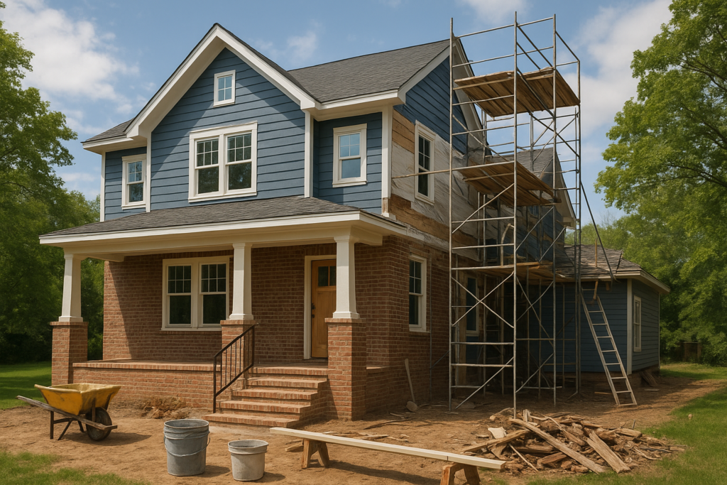 مشروع تجديد وصيانة لمنزل من دورين بأعلى جودة ودقة