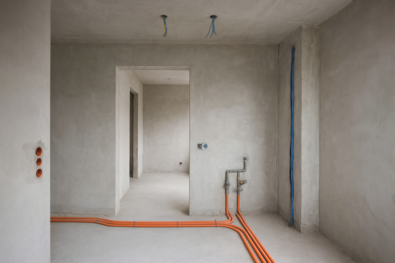 تشطيب شقة متكامل: لياسة، سباكة، وكهرباء بأسلوب احترافي