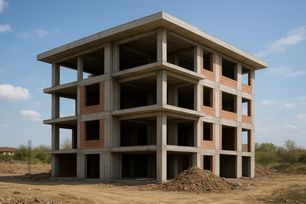 بناء جديد لقطعة أرض بحاجة إلى تطوير شامل وتنفيذ خطة معمارية متكاملة