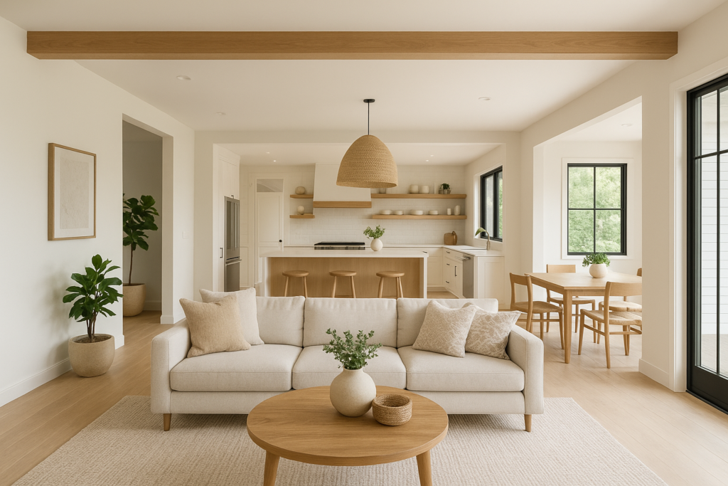 تجديد نمط المنزل بفتح الجدران بديكور مميز