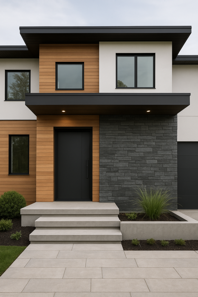 تجديد واجهة المنزل: تصميم عصري لأعمال ديكور متميزة