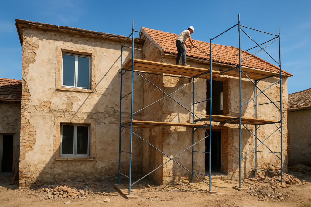 مشروع ترميم وتجديد الفيلا القديمة للدور الثاني والسطح