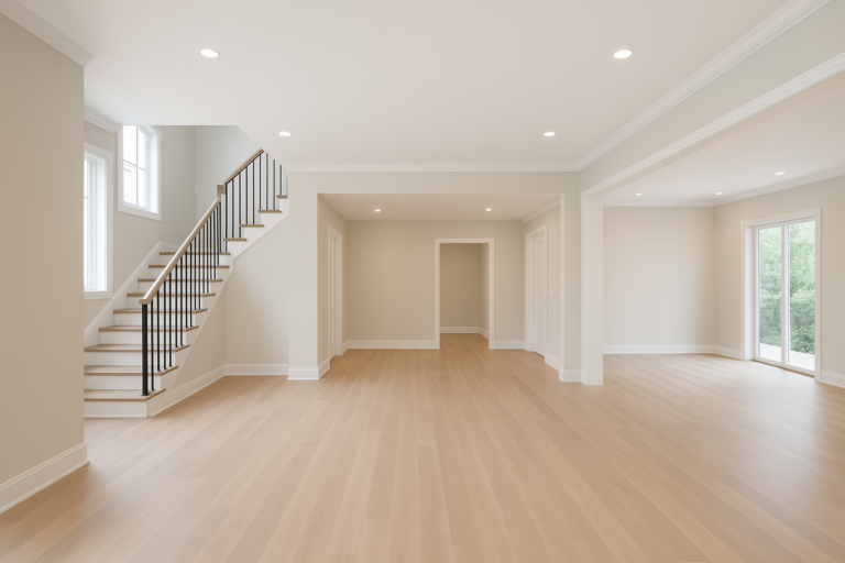 ترميم وتجديد شامل لفيلا دوبلكس مع تحسين الجدران والأرضيات والتقسيم الداخلي.